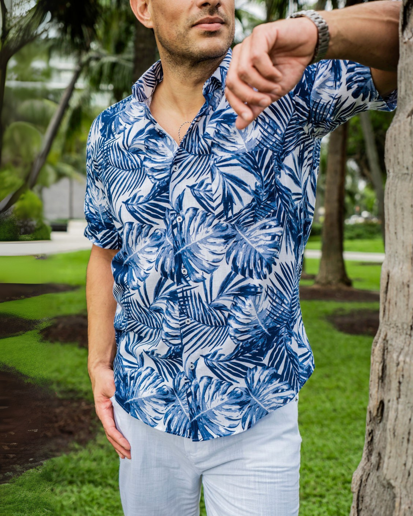 ALOHA Shirt - Ocean Blue