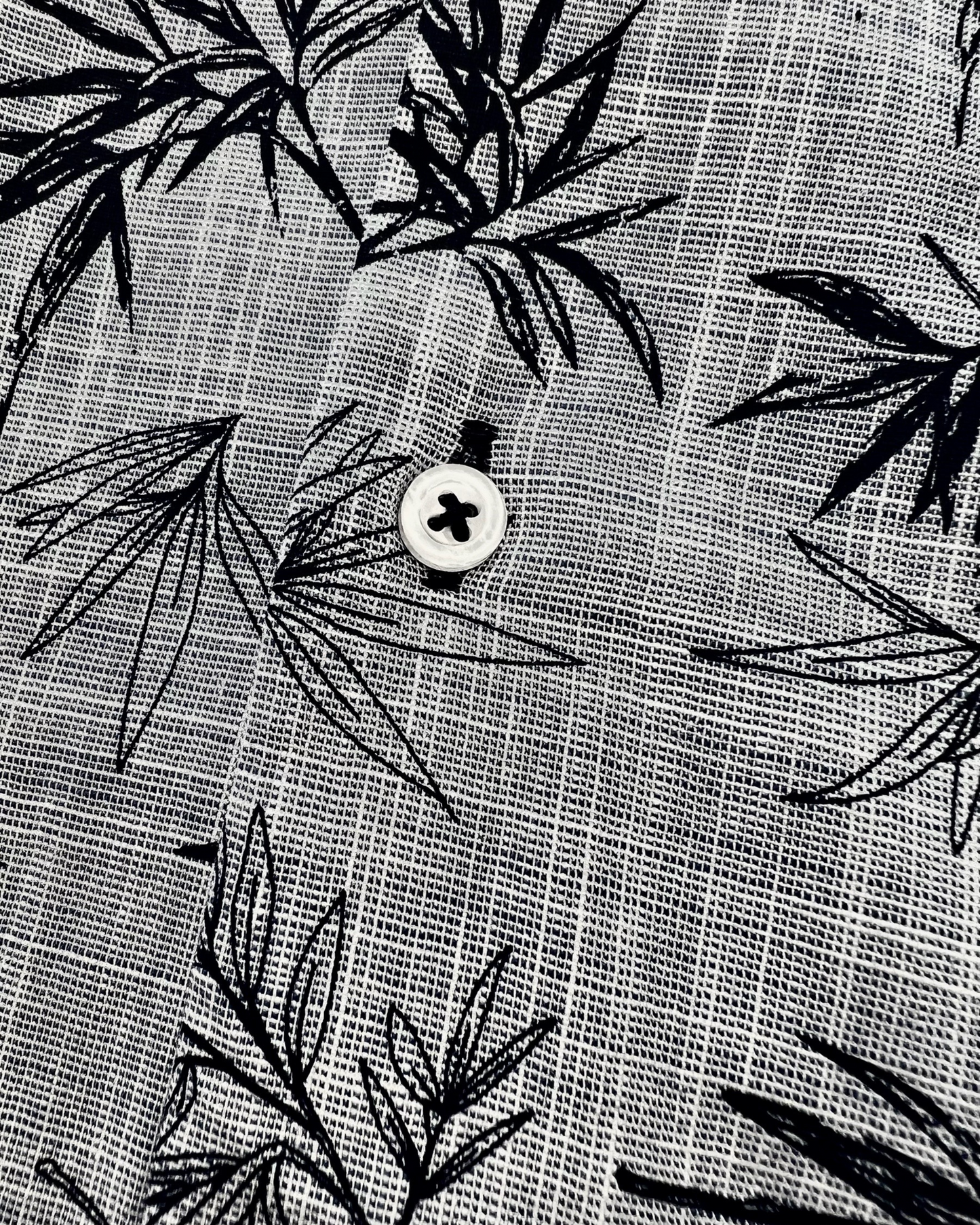 HAWAII Long Sleeve Shirt - Slate Gray Palm