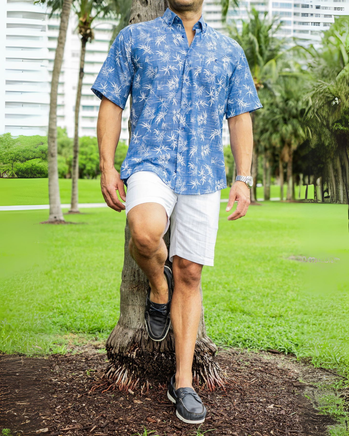 HAWAII Shirt - Ocean Blue