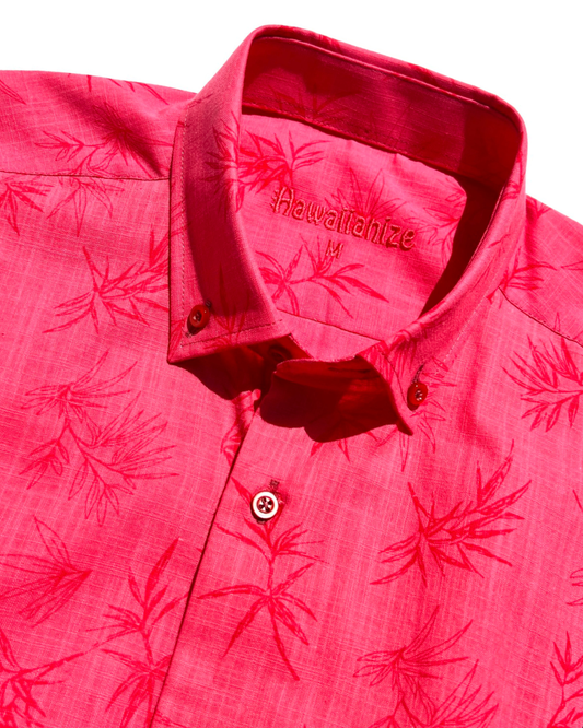HAWAII Shirt - Hibiscus Red