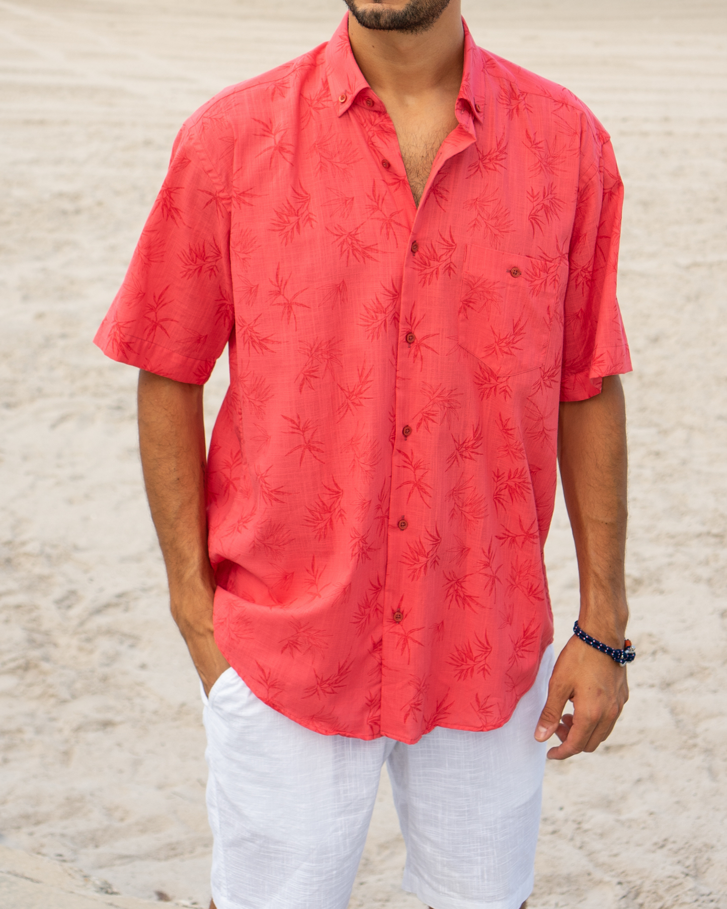 HAWAII Shirt - Hibiscus Red