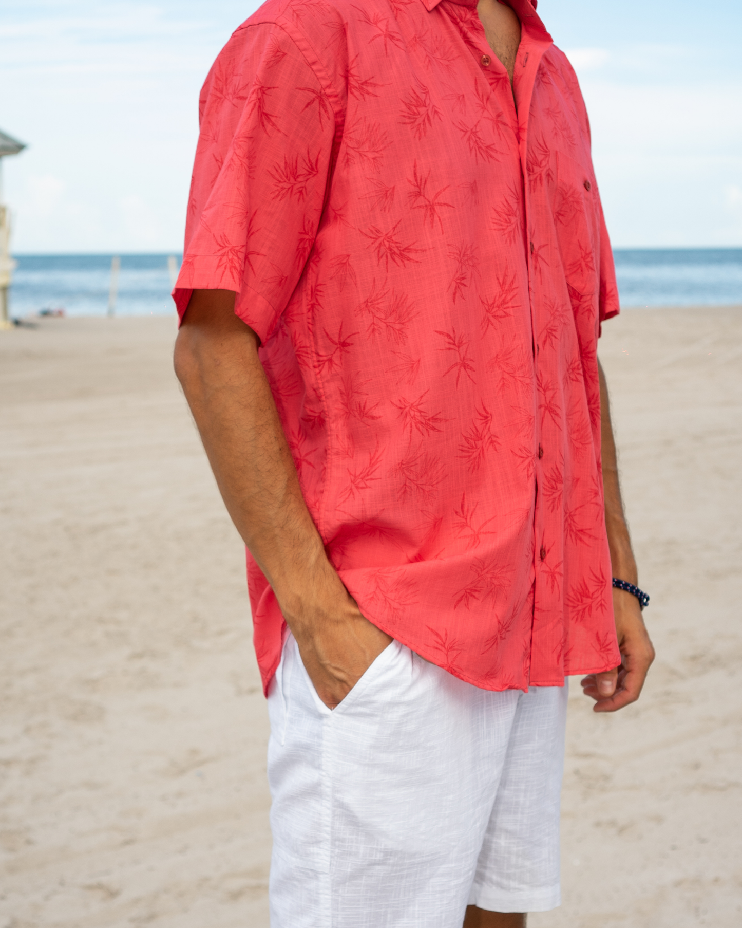 HAWAII Shirt - Hibiscus Red