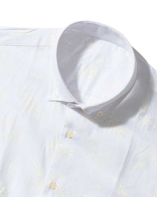 HAWAII Shirt - White Palm