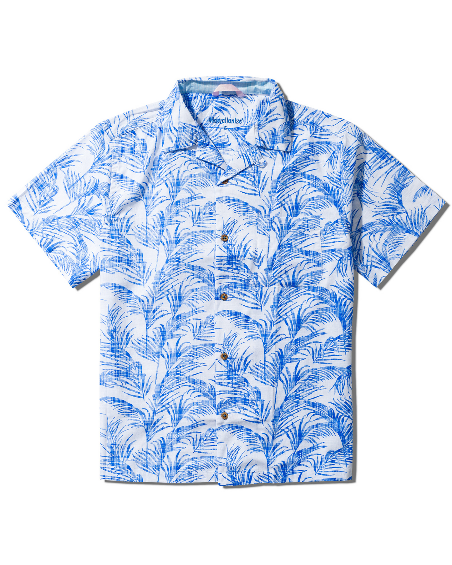 MAUI Camp Shirt - Palm Blue