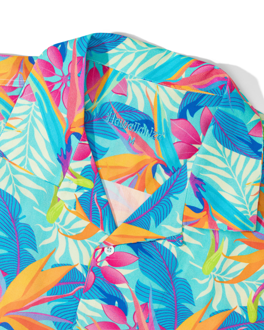 SHANGRI-LA Camp Shirt - Birds of Paradise