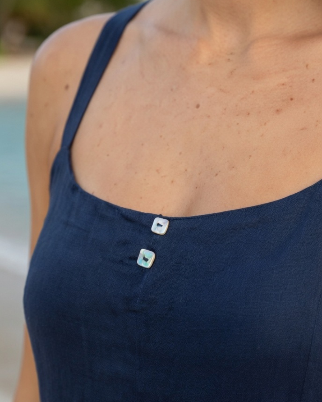 ABACO Dress - Navy Blue