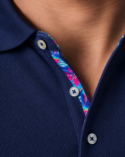 Hawaiianize Rainforest Polo - Navy