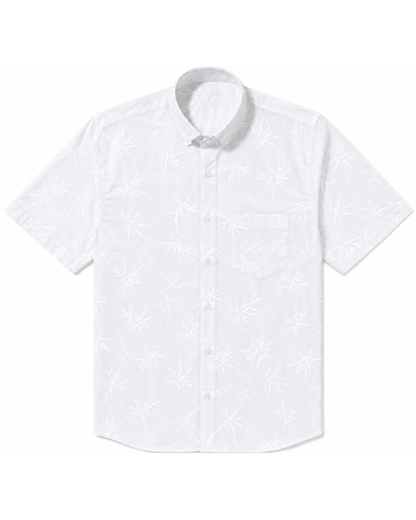 HAWAII Shirt - White Palm