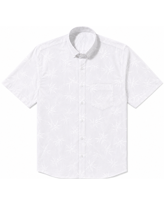 HAWAII Shirt - White Palm