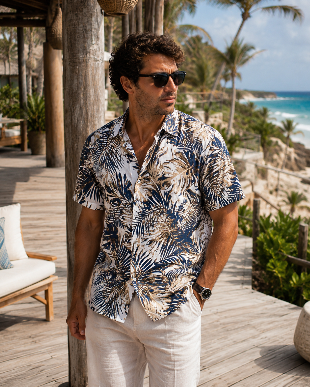 ALOHA Shirt - Desert Blue