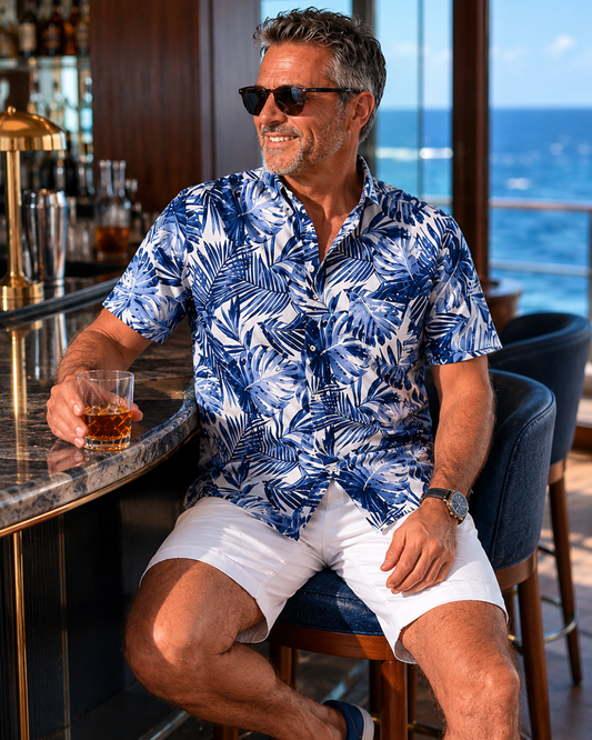 ALOHA Shirt - Ocean Blue