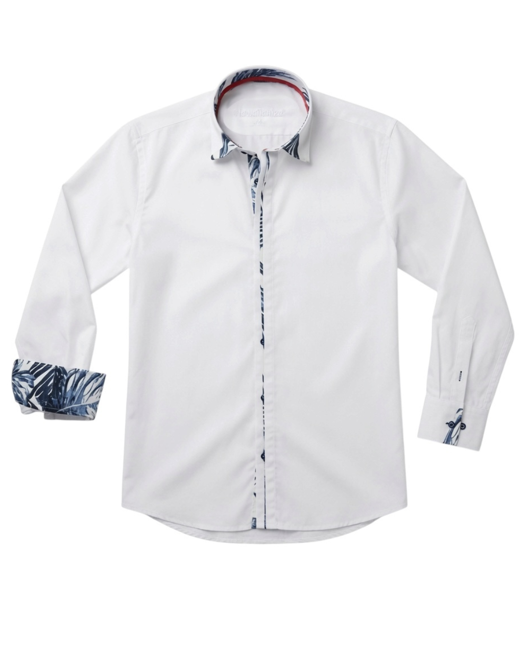 POLYNESIA Shirt Long Sleeve - Navy Blue