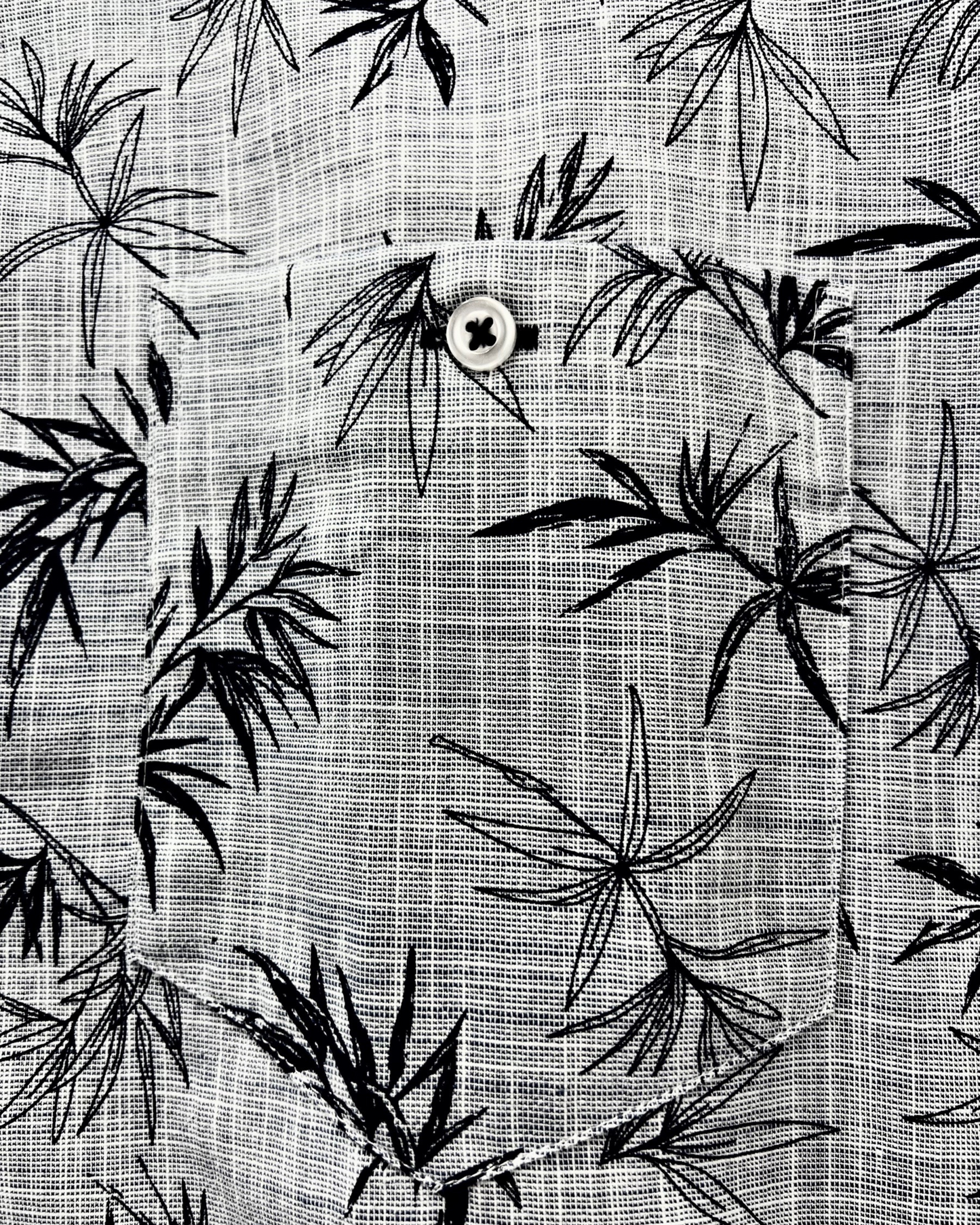 HAWAII Long Sleeve Shirt - Slate Gray Palm