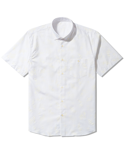 HAWAII Shirt - White Palm