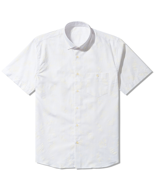 HAWAII Shirt - White Palm