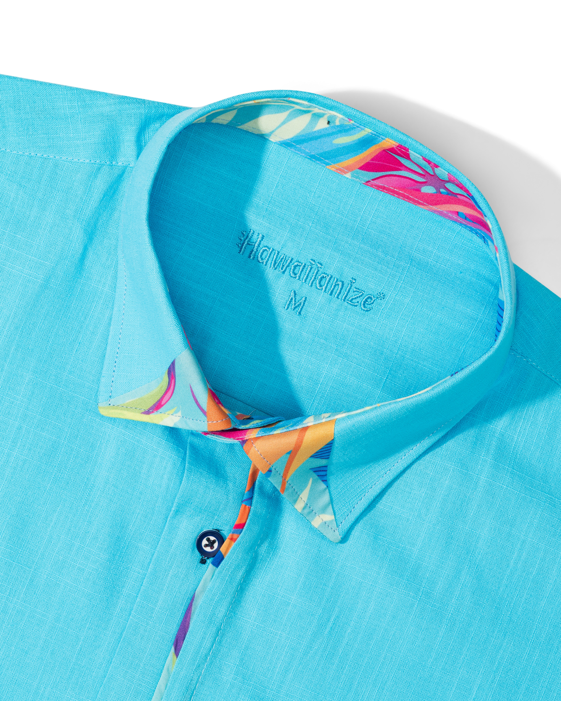 ISLANDER Shirt - Aqua Hawaiianize Resort Wear ISLANDER Shirt - Aqua Hawaiianize Resort Wear