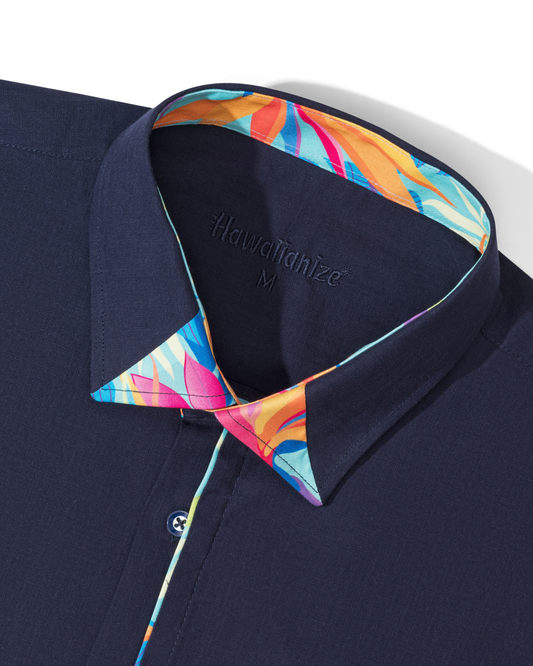 ISLANDER Shirt - Navy Blue